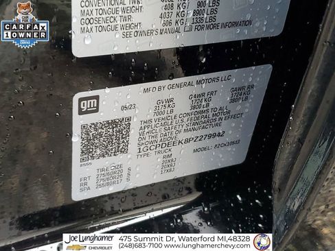 Certified 2023 Chevrolet Silverado 1500 RST w/ LPO, Dark Essentials Package image 34