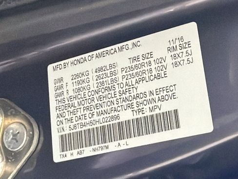 Used 2017 Acura RDX AWD w/ Technology Package image 12