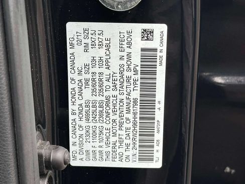 Used 2017 Honda CR-V Touring image 16