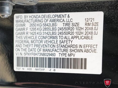 Used 2022 Honda Pilot Black Edition image 50