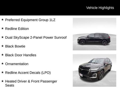 Certified 2023 Chevrolet Traverse Premier w/ Redline Edition AWD/4WD image 3