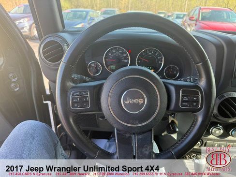 Used 2017 Jeep Wrangler Unlimited Sport w/ Quick Order Package 24S AWD/4WD image 14