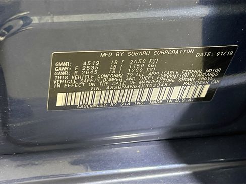 Used 2019 Subaru Legacy 2.5i Limited image 33