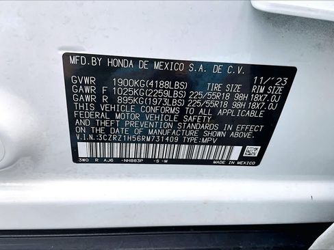 Certified 2024 Honda HR-V Sport image 32