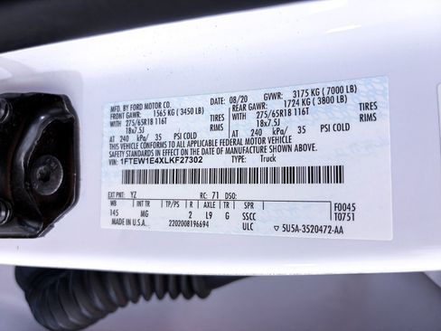 Used 2020 Ford F150 XLT w/ Equipment Group 302A Luxury image 30