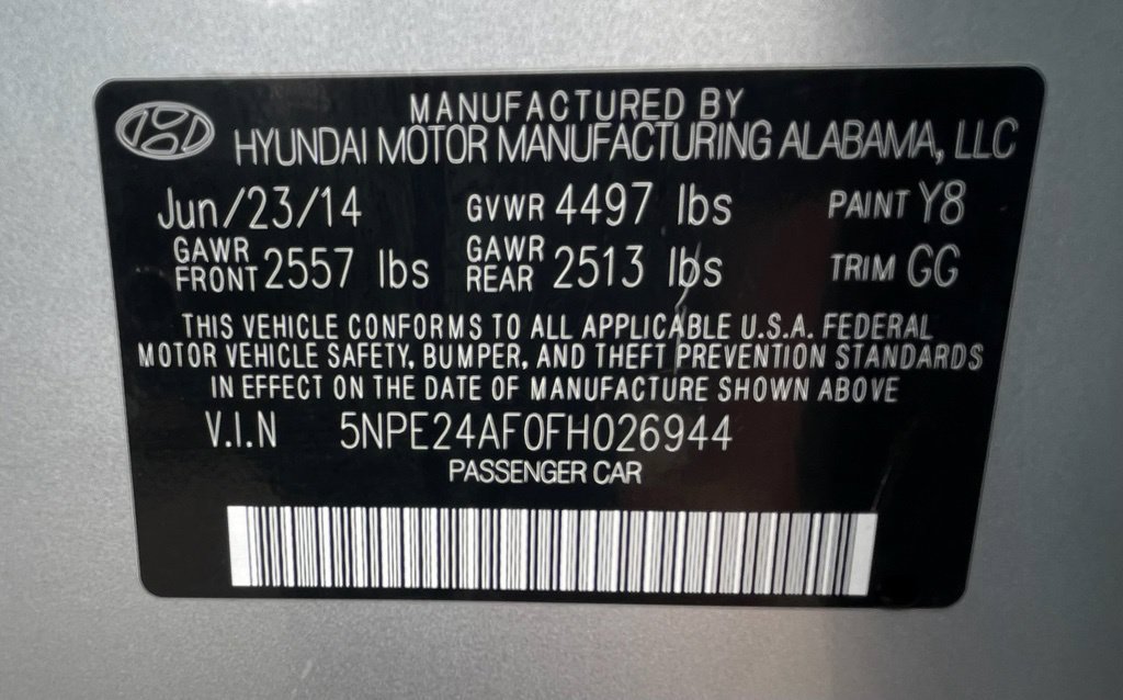 Used 2015 Hyundai Sonata SE FWD image 32