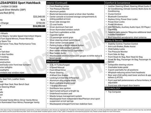 Used 2010 MAZDA MAZDASPEED3 Sport image 30