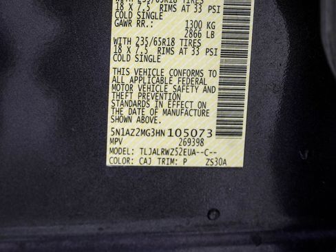 Used 2017 Nissan Murano SL w/ SL Technology Package FWD image 42