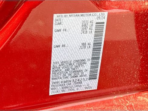 New 2025 Nissan Altima 2.5 SR image 19