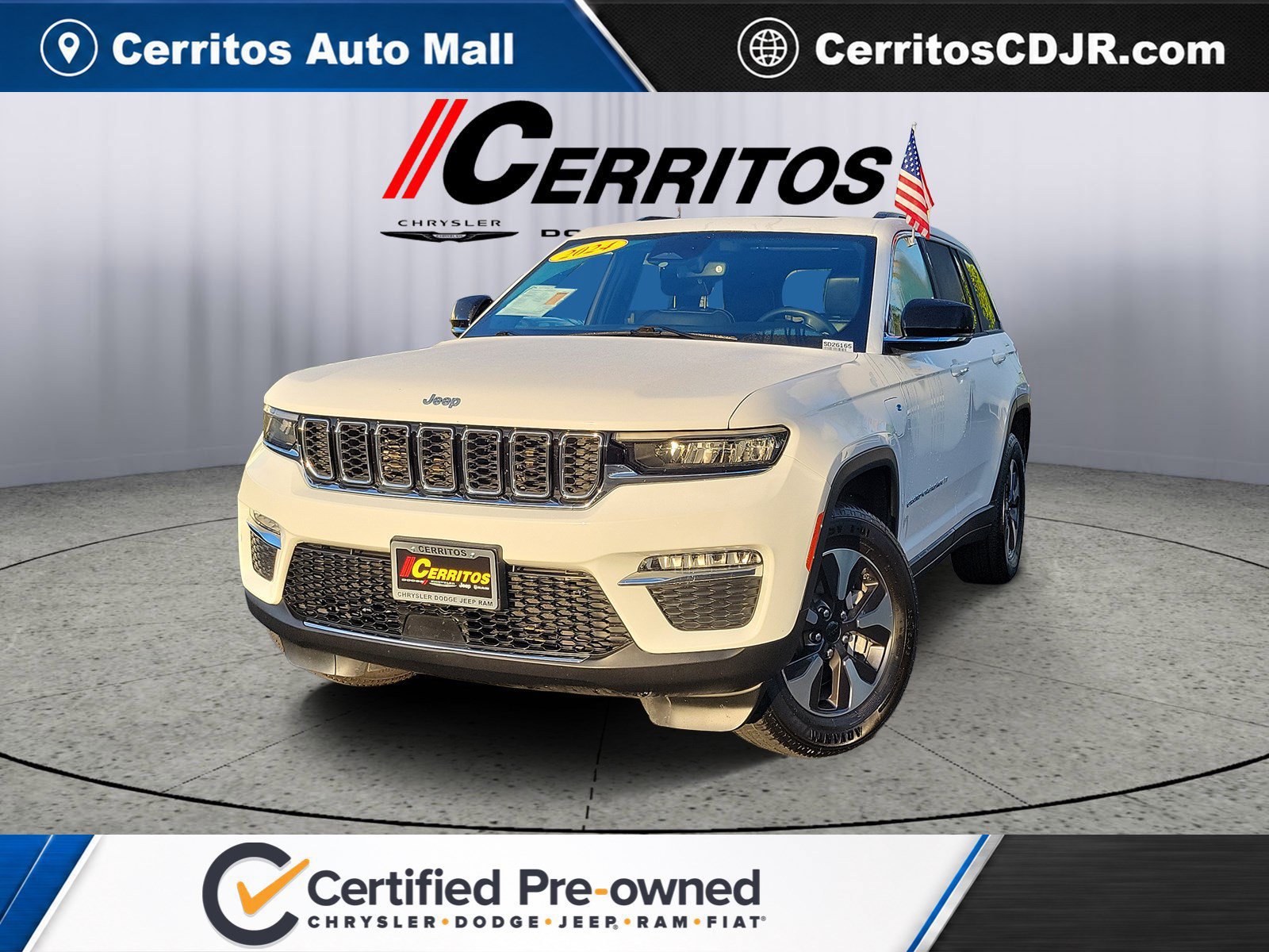 Certified 2024 Jeep Grand Cherokee Limited 4xe AWD/4WD image 1