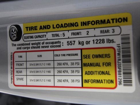 New 2025 Ford F150 Raptor w/ Equipment Group 803A Raptor R image 50