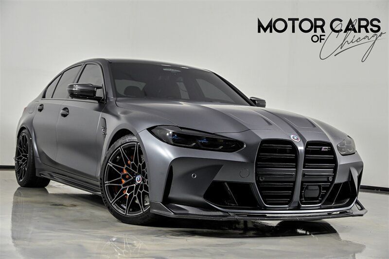 Used 2022 BMW M3 Competition w/ M Carbon Exterior Package AWD/4WD image 1