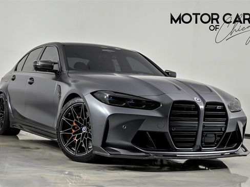 Used 2022 BMW M3 Competition w/ M Carbon Exterior Package AWD/4WD image 1