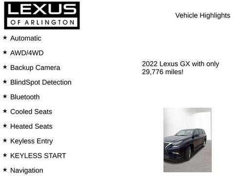 Used 2022 Lexus GX 460 Premium w/ Premium Package image 8