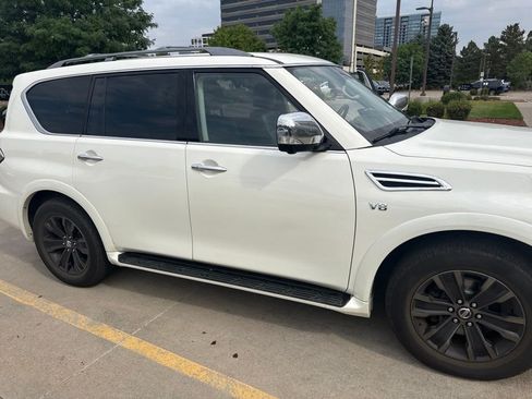 Used 2019 Nissan Armada Platinum w/ Captain's Chairs Package AWD/4WD image 2