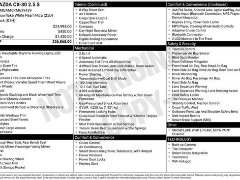 Certified 2024 MAZDA CX-30 AWD 2.5 S image 33