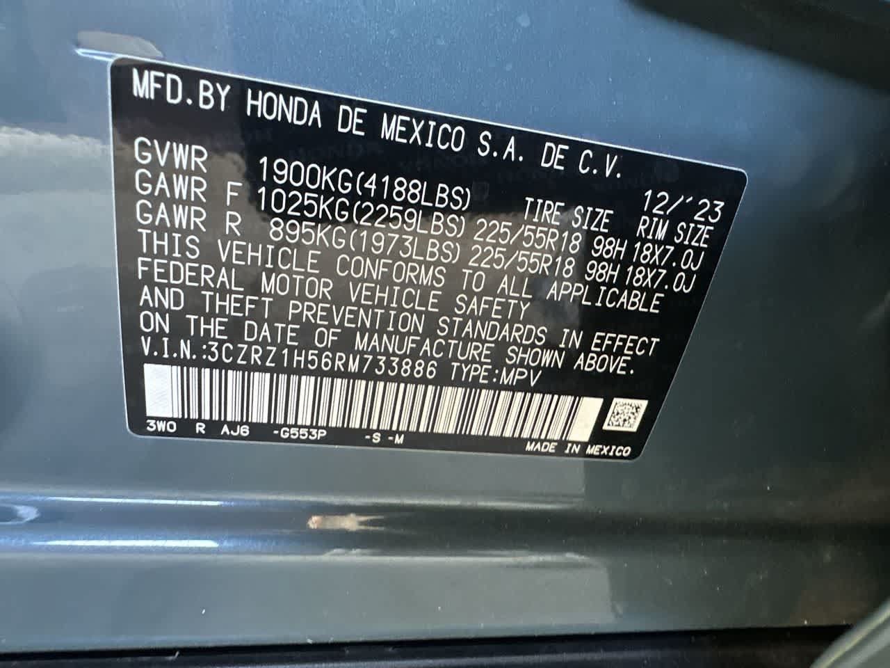 Used 2024 Honda HR-V Sport image 29