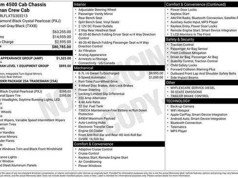 New 2026 RAM 4500 Tradesman w/ Chrome Appearance Group AWD/4WD image 5