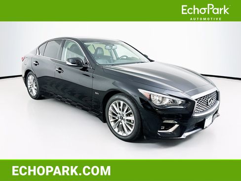 Used 2019 INFINITI Q50 Luxe w/ Cargo Package (L96) RWD image 1