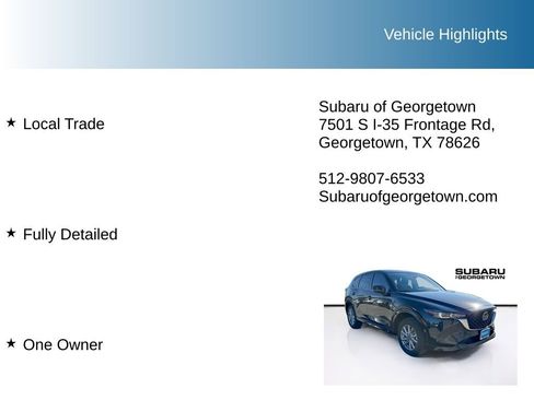 Used 2025 MAZDA CX-5 AWD 2.5 S w/ Select Package image 9