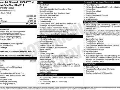 Certified 2026 Chevrolet Silverado 1500 LT Trail Boss AWD/4WD image 34