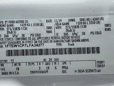 Used 2020 Ford F150 XLT w/ Equipment Group 302A Luxury image 35