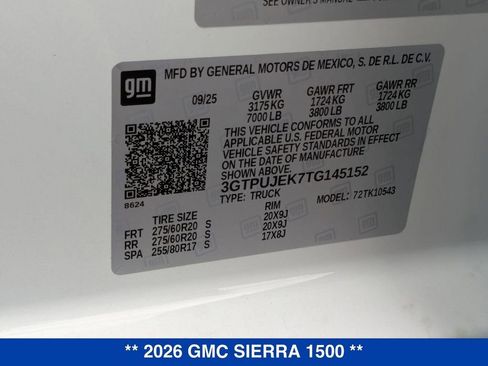 New 2026 GMC Sierra 1500 Elevation image 35