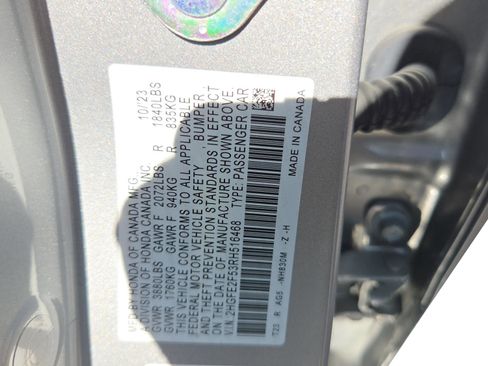 Certified 2024 Honda Civic Sport image 25