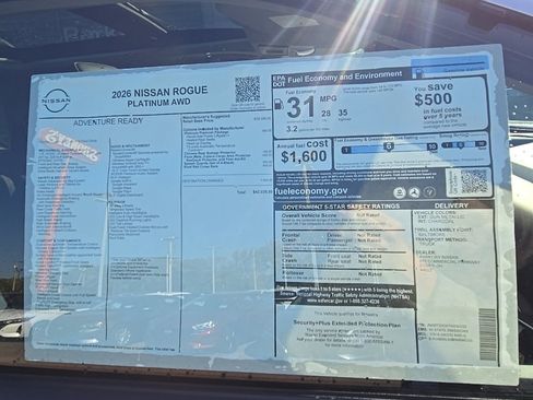 New 2026 Nissan Rogue Platinum w/ Platinum Premium Package image 47