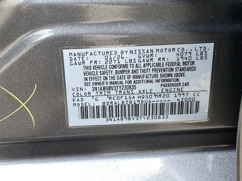 Certified 2026 Nissan Sentra S w/ Floor Mat Package FWD image 34