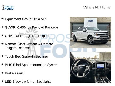 Used 2019 Ford F150 Lariat w/ Equipment Group 501A Mid image 5