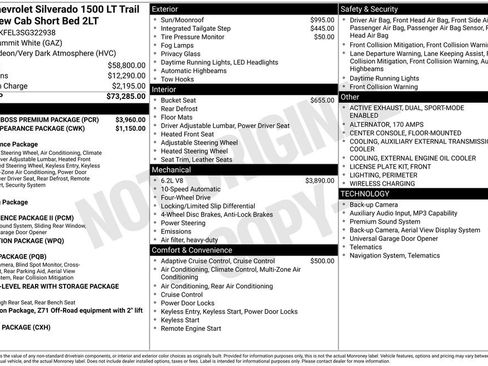 Used 2025 Chevrolet Silverado 1500 LT Trail Boss w/ LT Trail Boss Premium Package AWD/4WD image 59