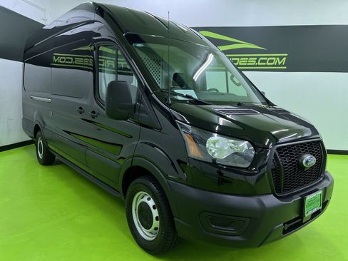 Used 2023 Ford Transit 250 148 High Roof Extended w/ Load Area Protection Package RWD image 2