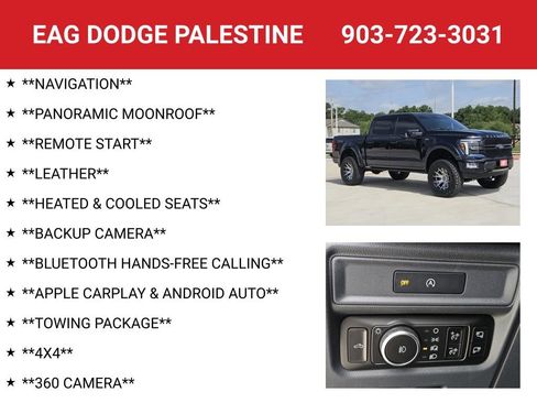 Used 2025 Ford F150 Platinum w/ Equipment Group 702A High AWD/4WD image 4