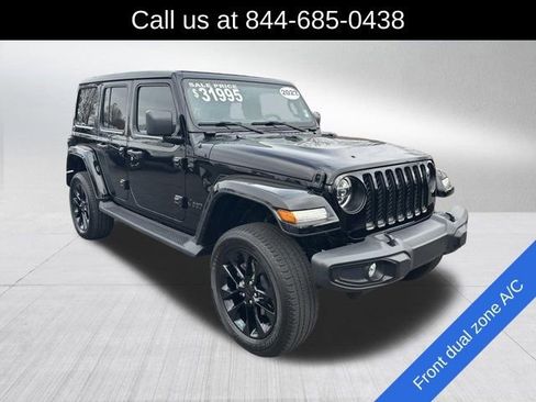 Certified 2022 Jeep Wrangler Unlimited Sahara 4xe w/ Cold Weather Group image 3