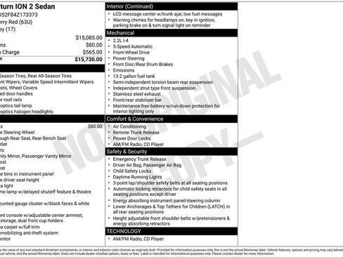Used 2004 Saturn ION Level 2 FWD image 4