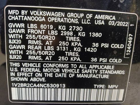 Used 2022 Volkswagen Atlas SEL image 33