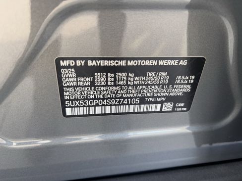 Certified 2025 BMW X3 xDrive30i image 37