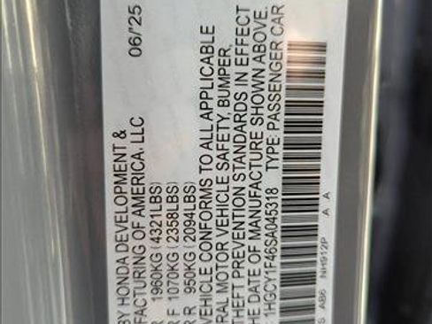 New 2025 Honda Accord SE image 17