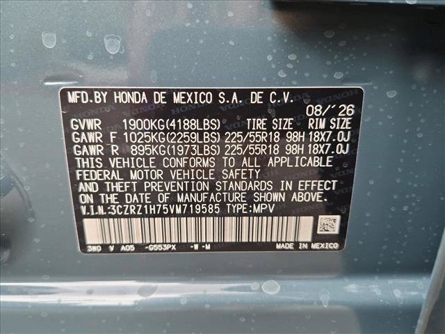 New 2027 Honda HR-V EX-L image 17