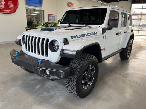Used 2022 Jeep Wrangler Unlimited Rubicon 4xe w/ Cold Weather Group image 1