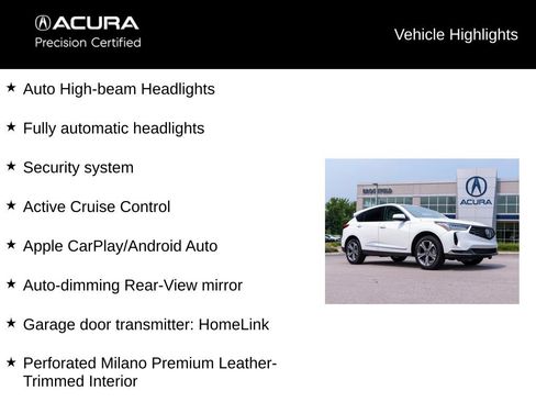 Certified 2025 Acura RDX SH-AWD w/ Technology Package image 17