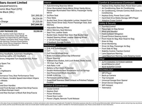 Used 2023 Subaru Ascent Limited w/ Technology Package image 3