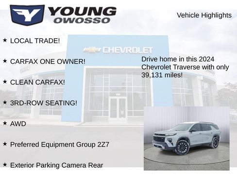 Used 2024 Chevrolet Traverse Z71 image 7