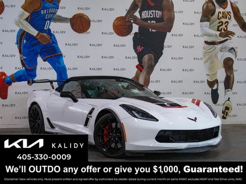 Used 2019 Chevrolet Corvette Grand Sport w/ Carbon Flash Badge Package RWD image 1
