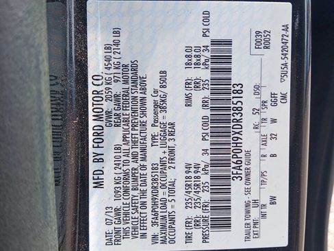 Used 2013 Ford Fusion SE FWD image 18