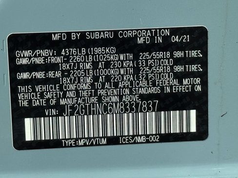 Used 2021 Subaru Crosstrek 2.5i Limited w/ Moonroof Package 2 AWD/4WD image 39