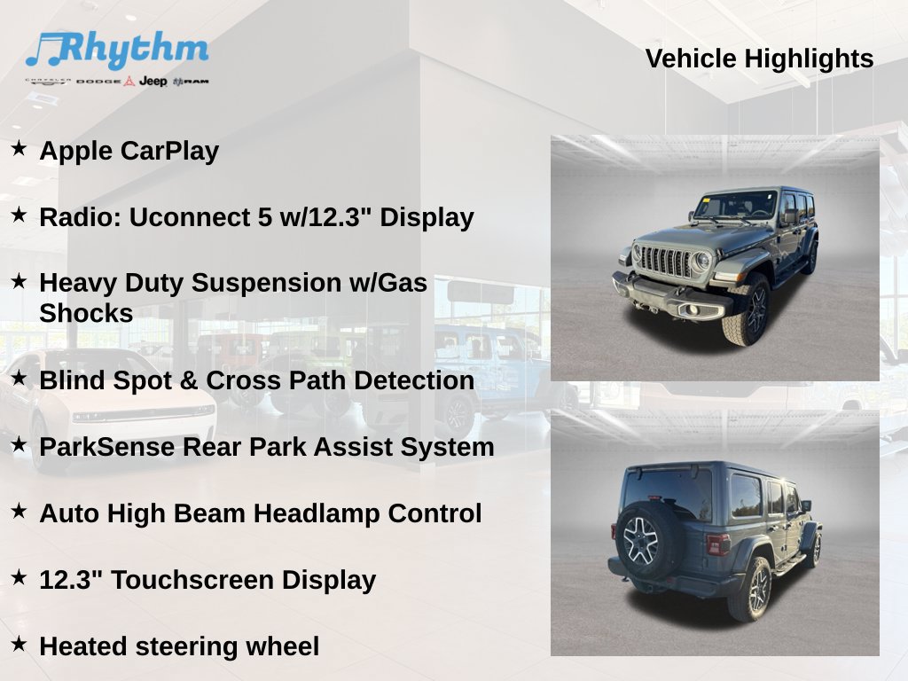Used 2024 Jeep Wrangler Unlimited Sahara w/ Safety Group AWD/4WD image 11