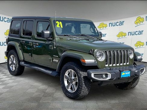 Used 2021 Jeep Wrangler Unlimited Sahara w/ Dual Top Group image 1