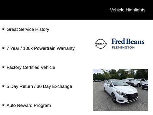 Certified 2023 Nissan Versa SV FWD image 5